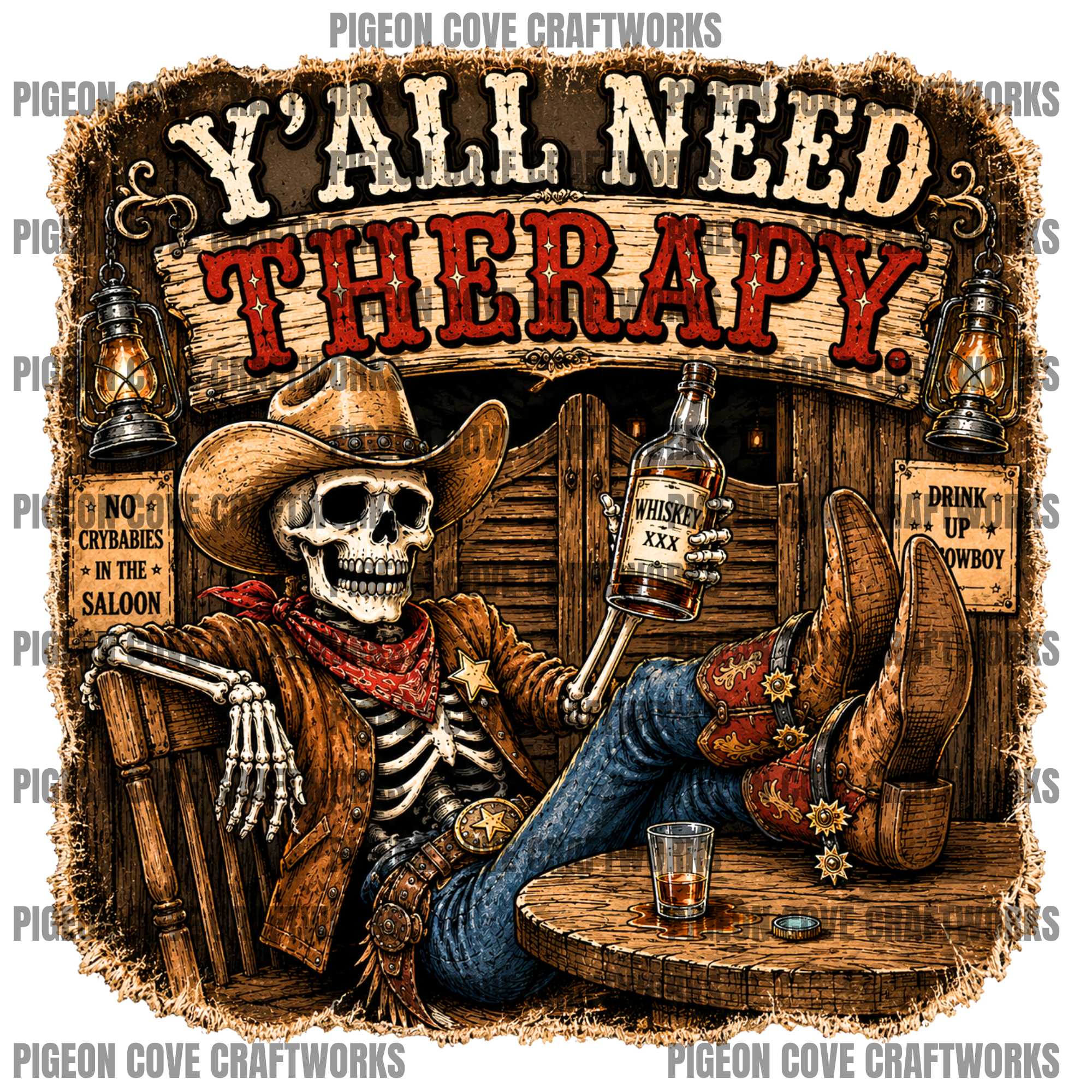 Western Funny Bundle – 6 PNG Designs
